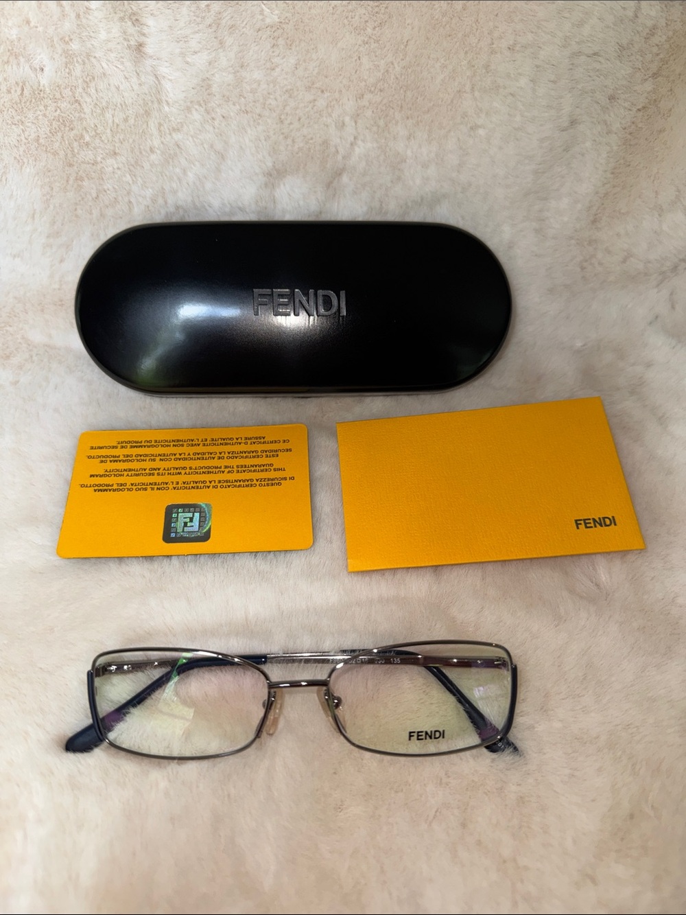 FENDI NEW GLASSES WITH CASE & HALOGRAM F959